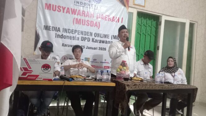 
					Mardiman Ujung Terpilih, PD MIO Karawang Siap Perkuat Jurnalisme Online