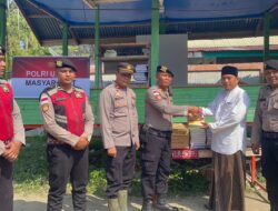 Polri Salurkan Bantuan Al-Qur’an kepada Pesantren Terdampak Banjir