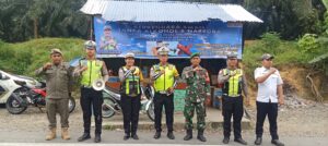 Satlantas Polres Labusel Fokus Edukasi Pengendara di Jalur Rawan Macet Dan Rawan Laka Pada OPS Keselamatan Toba 2026