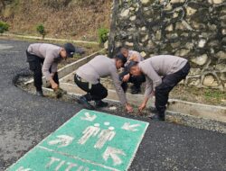 Polres Labusel Dukung Program Presiden Prabowo, Wujudkan Lingkungan Kerja Bersih dan Nyaman Dengan Kurve Bersama Setiap Hari