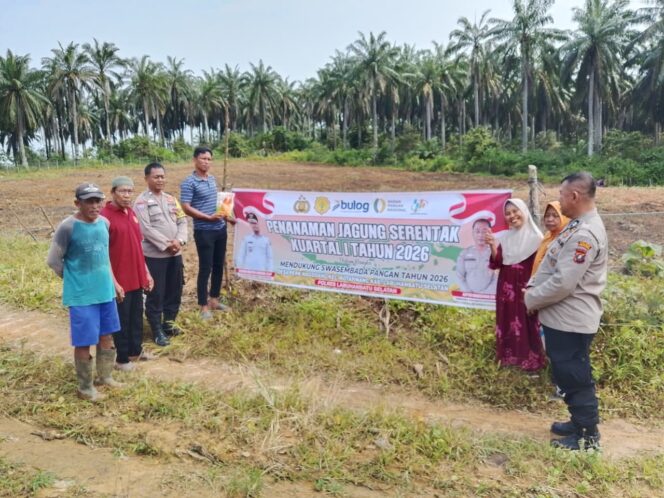 
					Polri Dampingi Penanaman Jagung 1 Hektare di Nagodang, Dukung Program Swasembada Pangan Presiden Prabowo