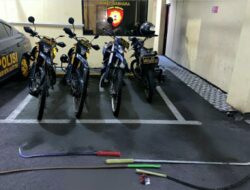 Satgas Anti Tawuran Brimob dan Polres Jaktim Gagalkan Tawuran, 4 Sajam Disita