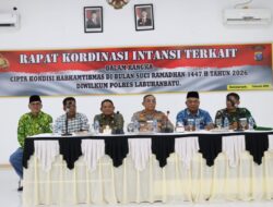 Polres Labuhanbatu Gelar Rapat Koordinasi Cipta Kondisi Harkamtibmas Jelang Ramadhan 1447 H
