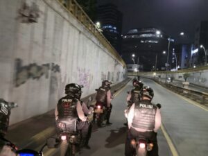 Tim Patroli Perintis Presisi Amankan 4 Orang Penjual Tramadol di Tanah Abang