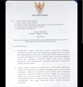 GM-PON MENOLAK PERBAIKAN DAN PENYEMPURNAAN SURAT EDARAN WALIKOTA MEDAN NO : 500.7.1/1540