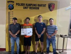 Polsek Kampung Rakyat, Polres Labuhanbatu Selatan berhasil mengungkap kasus tindak pidana pencurian buah kelapa sawit