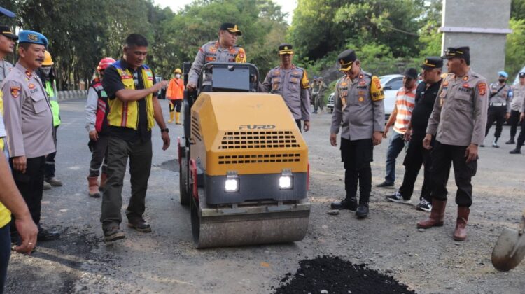 Polres Muara Enim Bersama Stakeholder Gelar BELIDA Wujudkan Jalan Aman dan Lingkungan Bersih