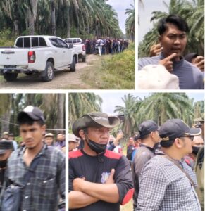 Pihak PT BSP Diduga Mengerahkan Massa untuk Melawan Masyarakat di Area Eks HGU