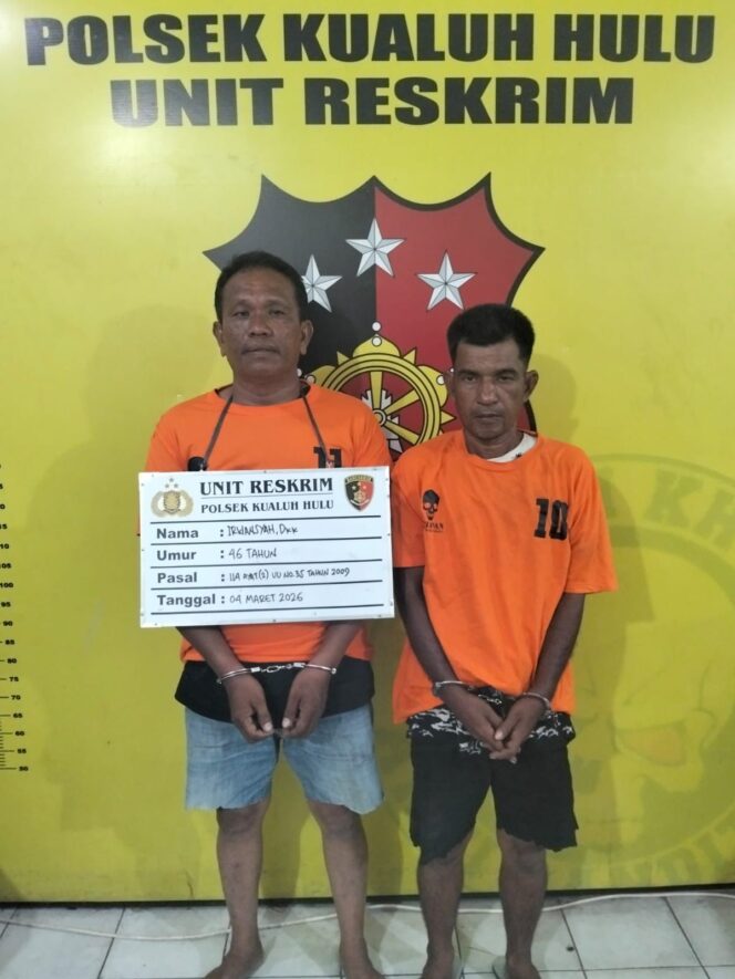
					2 Pria Asal Tanjung Balai Di Ringkus Polisi