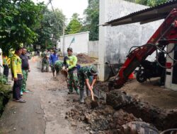Pembangunan Drainase TMMD Depok Capai 93 Persen, Bantu Cegah Genangan Air