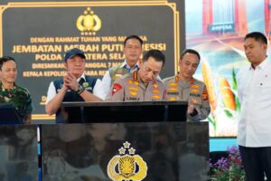 Kapolri Resmikan 57 Jembatan Merah Putih, Permudah Akses Warga