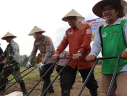 Polres Muara Enim Ikuti Penanaman Jagung Serentak Kuartal I 2026 Dukung Ketahanan Pangan Nasional