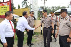 Kapolres Labuhanbatu Laksanakan Kunjungan Kerja ke Polsek Aek Natas dan Polsek Marbau, Perkuat Soliditas dan Pelayanan kepada Masyarakat