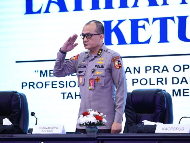 
					Polri Gelar Bimtek Latpraops Ketupat 2026, Tingkatkan Kesiapan Personel Amankan Idul Fitri 1447 H
