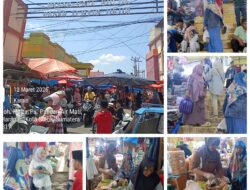 Warga Berburu Baju Lebaran dan Takjil di Pasar Raya Solok