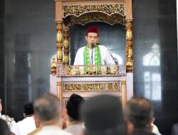Ustaz Abdul Somad Jadi Khatib Jumat di Mapolda Sumsel, Ingatkan Tugas Polisi Adalah Amanah