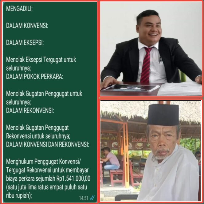 
					PN Rantauprapat Tolak Gugatan Menantu terhadap Mertua, Perkara Perdata di Silangkitang Berakhir di Meja Hakim