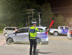 Volume Kendaraan di Pos Yan Jembatan Enim II Meningkat, Didominasi Kendaraan Pribadi dari Luar Sumsel