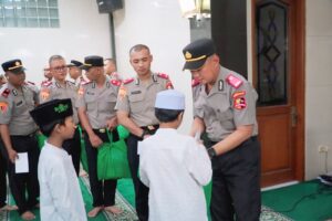 Siswa SIP Angkatan 55 Polda Metro Jaya Gelar Bakti Sosial Nusantara, Santuni 60 Anak Yatim di Jakarta Selatan