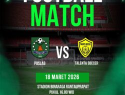 Laga Uji Coba Persiapan Liga 4 : Poslab Hantam Talenta Soccer 3-1
