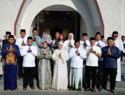 Bupati dan Wakil Bupati Labuhanbatu Shalat Idulfitri di Masjid Raya Al-Ikhlas Ujung Bandar