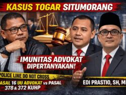 Kasus Togar Situmorang: Dari Sengketa Klien ke Tuntutan Pidana, Imunitas Advokat Disorot