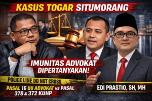 Kasus Togar Situmorang: Dari Sengketa Klien ke Tuntutan Pidana, Imunitas Advokat Disorot