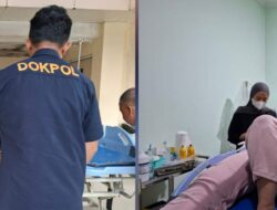 TEMUKAN WARGA KECELAKAAN SAAT PATROLI OPS KETUPAT: KAPOLRES METRO BEKASI EVAKUASI KORBAN LAKA LANTAS KE RSUD