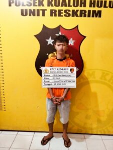Dua Pelaku Penyalahgunaan Narkotika di Desa Damuli Pekan Di Tangkap Polisi