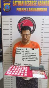 Ungkap kasus sabu, satres narkoba polres labuhanbatu amankan pria di bilah hulu