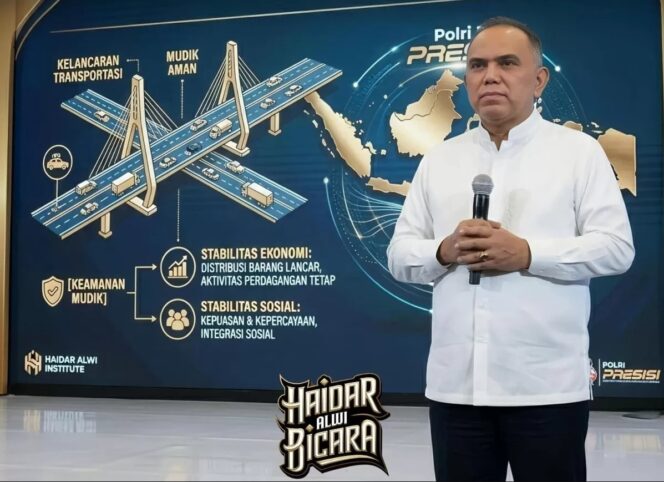 
					Haidar Alwi: Operasi Ketupat 2026 Bukti Nyata Presisi Kapolri, 85,3% Pemudik Puas