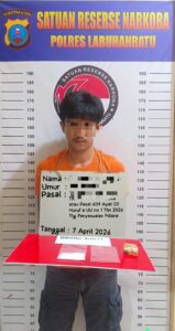 Sat Narkoba Polres  Labuhanbatu  Bekuk CW Di Penginapan