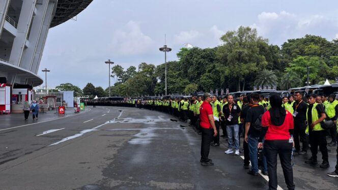 
					2.730 Personel Jaga Persija Vs Persebaya di GBK, Lalin Disiapkan Situasional