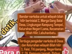 Peredaran Sabu Diduga Terpusat di Kampung di Negeri Lama, Nama AM dan ZEK Mencuat