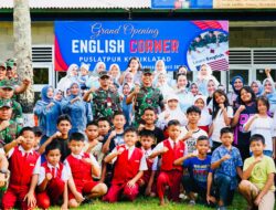 Danpuslatpur Resmikan Grand Opening English Corner di Puslatpur