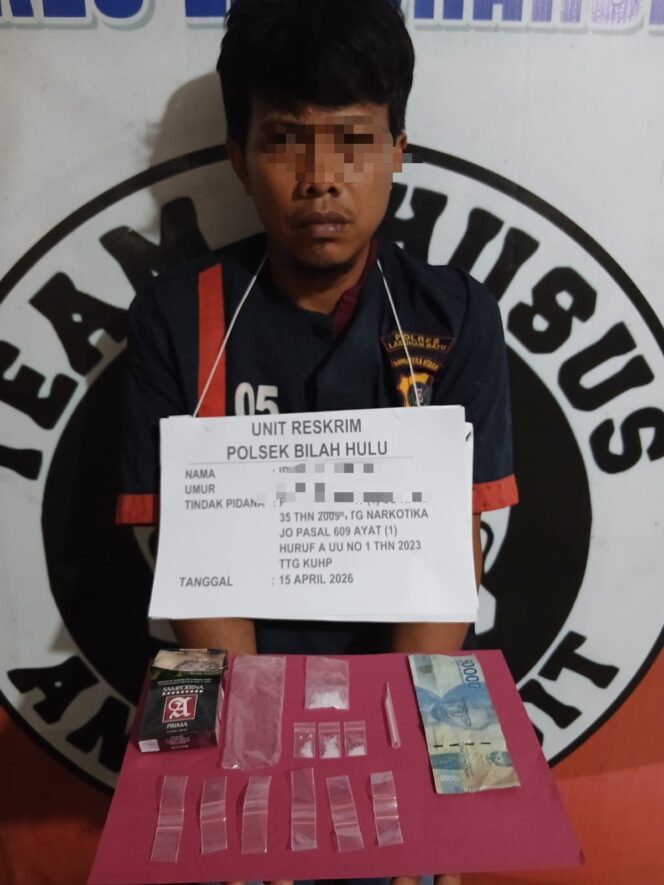 
					Lagi Transaksi Naarkoba Puput  di Ciduk Polisi di Bangunan Sekolah