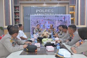 Polres Labusel Gelar Simulasi Sispam Mako, Kapolres Tekankan Tindakan Humanis dan Profesional