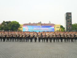 Kapolri Pimpin Apel dan Buka Rakernis Korps Brimob Polri Tahun 2026