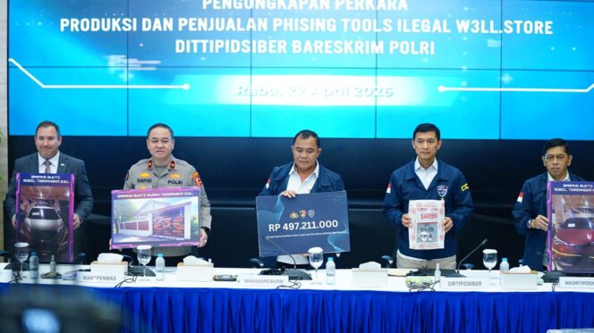 
					Polri Berhasil Bongkar Jaringan Internasional Penjualan Phishing Tools, Kerugian Capai Rp350 Miliar