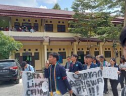 BEM IAKN Tarutung Gelar Aksi Tuntut Transparansi Beasiswa PPA yang Tak Kunjung Terealisasi