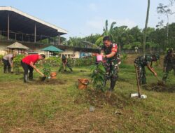 Peringati Hari Bumi, Koramil-02/Penjaringan Bersama 3 Pilar Tanam 1.000 Pohon Buah