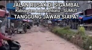 Jalan Lingga Tiga–Sigambal Rusak, Warga Soroti Truk Sawit dan Tangki CPO Bertonase Tinggi