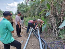 Jembatan Merah Putih Presisi Rampung 100 Persen, Polsek Kampung Rakyat Wujudkan Akses Aman untuk Warga