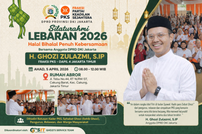 
					Pererat Ukhuwah di Bulan Syawal, Ghozi Zulazmi Gelar Halal Bihalal Bersama Ratusan Peserta