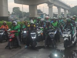 Polsek Cakung Kawal Keberangkatan 100 Massa Ojol Menuju Monas Peringati May Day 2026