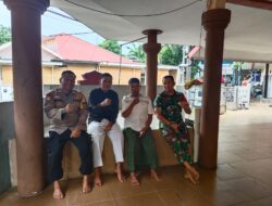 Sinergitas TNI-Polri di Ceger, Sambangi Ketua RT dan Perkuat Kamtibmas Lingkungan