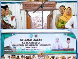 Bupati Labuhanbatu Lepas 218 Jamaah Calon Haji Kloter 13 Tahun 2026