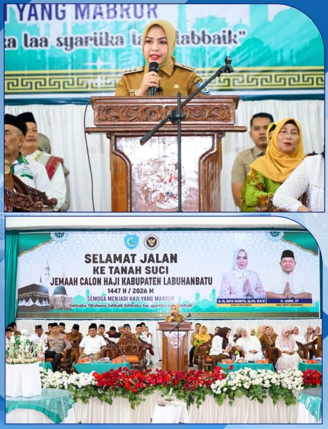 
					Bupati Labuhanbatu Lepas 218 Jamaah Calon Haji Kloter 13 Tahun 2026
