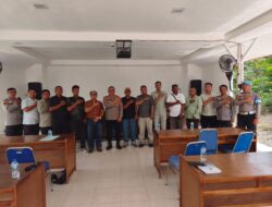 Kapolsek Kampung Rakyat Gelar Rapat Koordinasi Dengan Perusahaan Terkait Maraknya Pencurian Berondolan Sawit