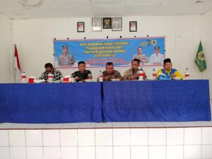 Rapat Koordinasi di Silangkitang, Kapolsek Ajak Pemilik RAM dan Penampung Sawit Tolak Buah Hasil Curian